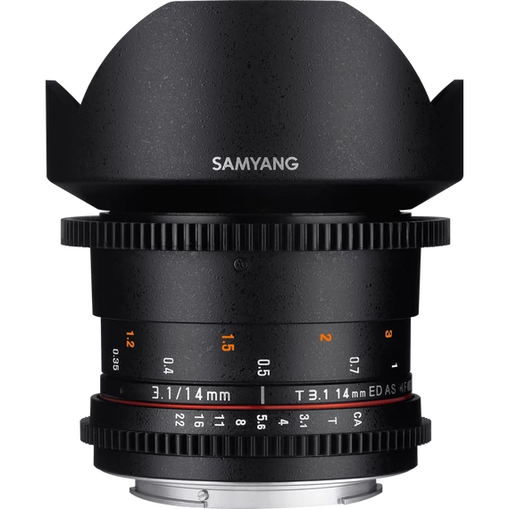 Samyang 14mm T3.1 VDSLR ED AS IF UMC II Pentax K