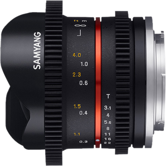Samyang 8mm T3.1 Cine UMC Fish-Eye II Fuji X