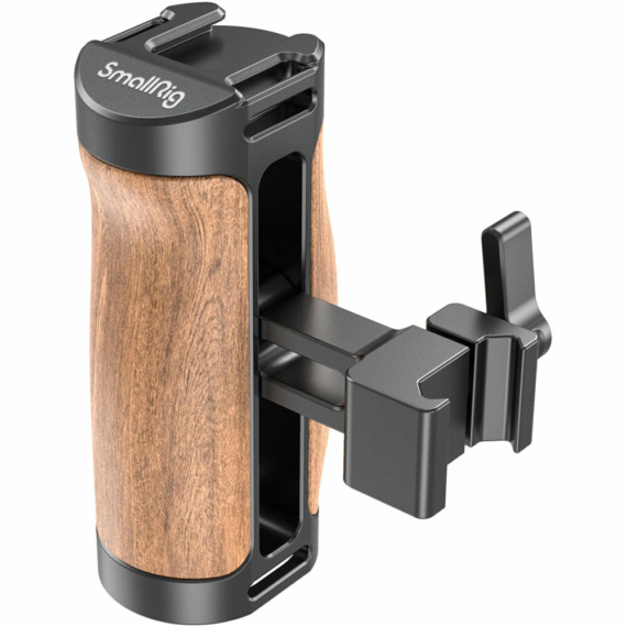 SmallRig 2978 Wooden Side Handle Nato (with rail)