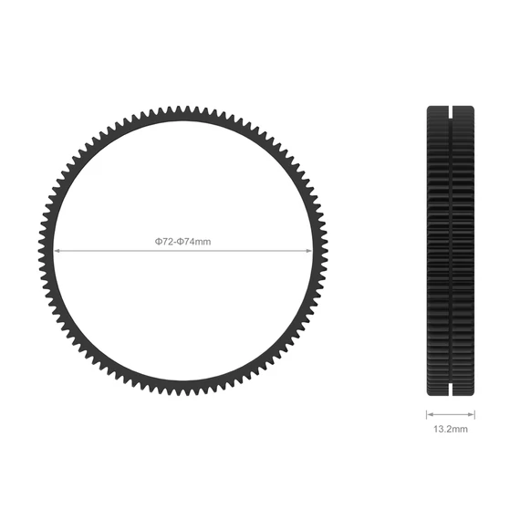 SmallRig 3293 Î¦72 Î¦74 Seamless Focus Gear Ring