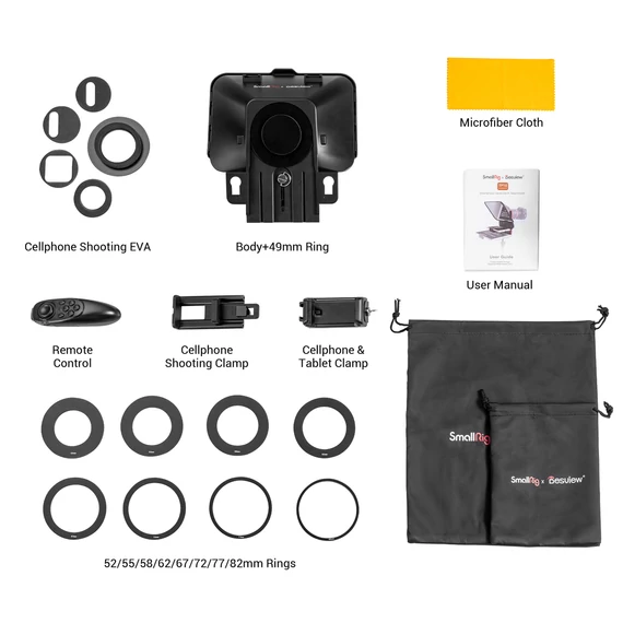 SmallRig 3374 x Desview Portable Tablet / Smartphone / DSLR Teleprompter TP10
