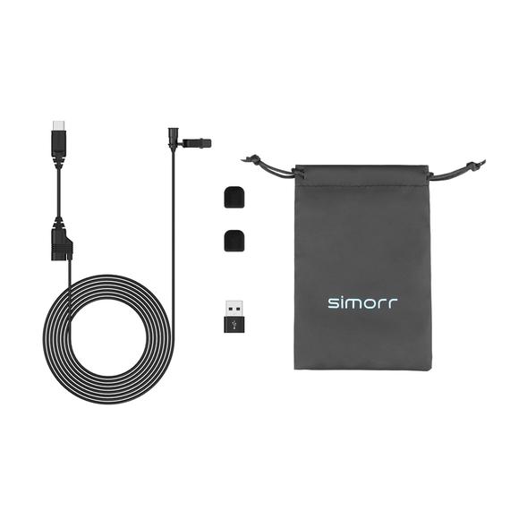 SmallRig 3385 Simorr Wave L2 Type C Lavalier Microphone