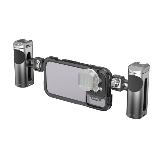 SmallRig 4076 Mobile Video Cage Kit (Dual Handheld) for iPhone 14 Pro