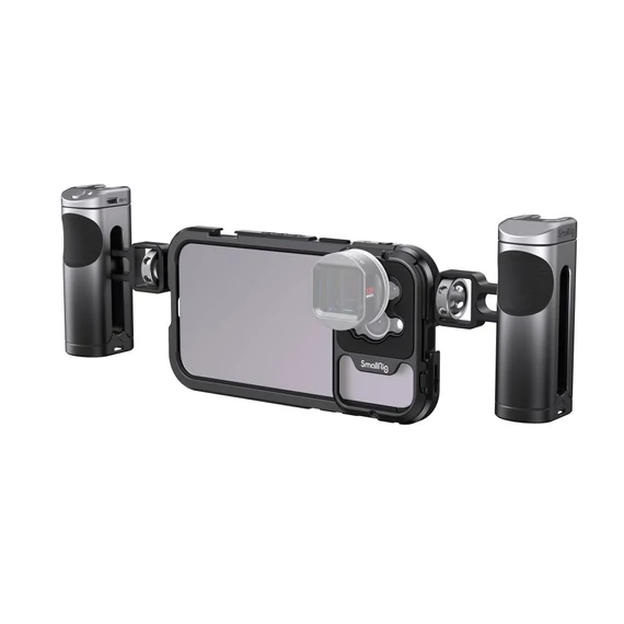 SmallRig 4078 Mobile Video Cage Kit (Dual Handheld) for iPhone 14 Pro Max