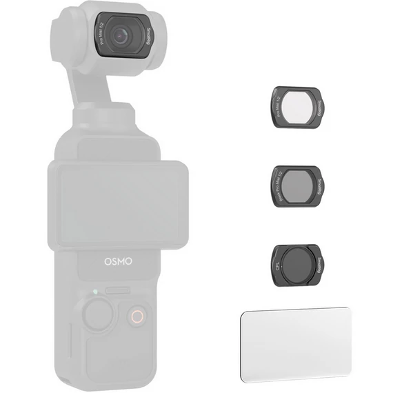 SmallRig Black / White Mist Filter & CPL Filter Set for DJI Osmo Pocket 3