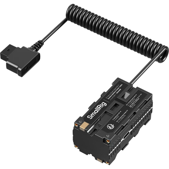 SmallRig 4884 D-Tap to Dual-Sided NP-F Dummy Battery Power Cable