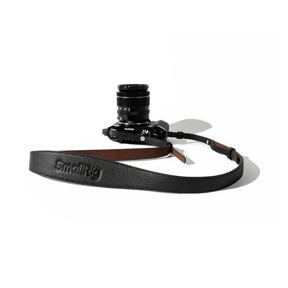 SmallRig 5208 Universal Leather Camera Shoulder Strap Black