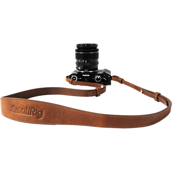 SmallRig 5209 Universal Leather Camera Shoulder Strap Brown