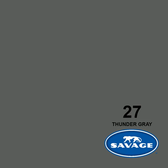 SAVAGE papír premium fotóháttér Thunder Gray 1,35×11m
