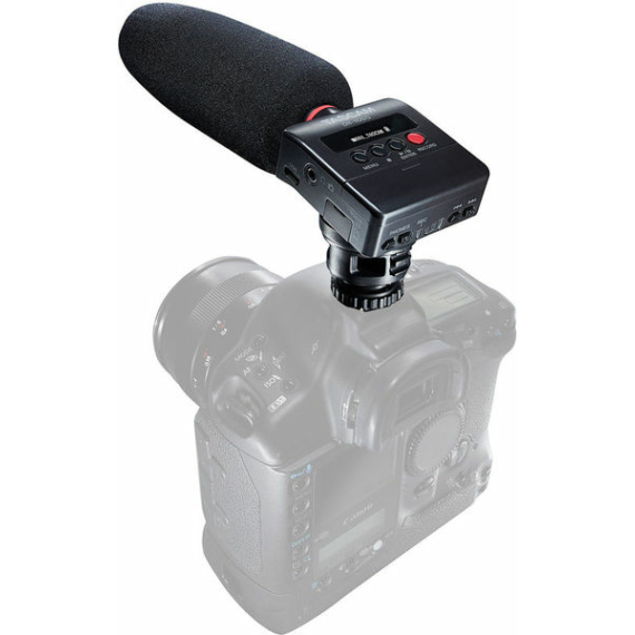 Tascam DR-10SG hangrögzítő beépített puskamikrofonnal