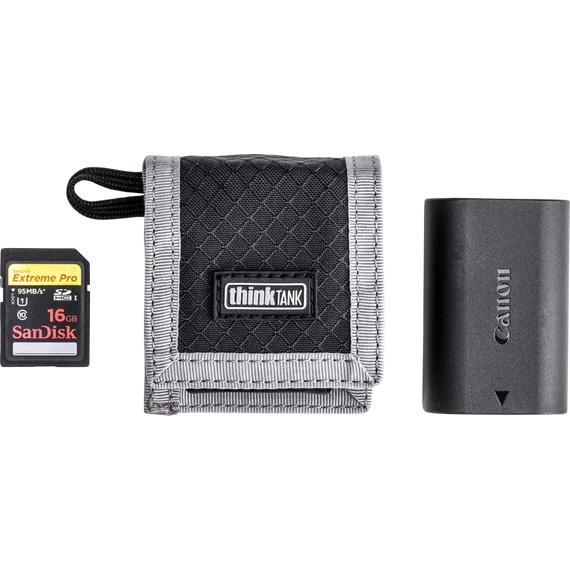 Think Tank CF/SD + Battery Wallet, Black/Grey