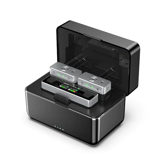 Ulanzi AM18 U-mic 2.4GHz vezeték nélküli mikrofon kit, usb-a, usb-c, lightink, android, apple