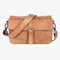 BRONKEY Paris brown leather small size crossbody camera bag PAR-BAG-02