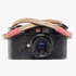 Kép 1/4 - BRONKEY Tanned & Red leather camera strap TOK-103-L-120