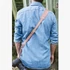 Kép 4/4 - BRONKEY Tanned sling leather camera strap BER-603-L