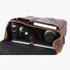 Kép 3/3 - BRONKEY Roma cognac leather large size messenger camera bag ROM-BAG-03