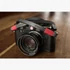 Kép 3/4 - BRONKEY Black & Red leather camera strap TOK-101-L-120