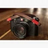 Kép 2/4 - BRONKEY Brown & Red leather camera strap TOK-102-L-95