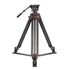 Kép 1/4 - Caruba Videostar 188 Pro videóállvány + folyadékkal csillapított fej és Spreader