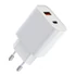Kép 1/2 - Caruba 20W Fali töltő USB-C + USB-A