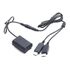 Kép 1/4 - Caruba Sony NP FZ100 teljes dekódolású Dummy Battery + 5V 2A dupla USB-kábel