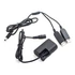 Kép 1/4 - Caruba Canon LP E6 teljes dekódolású Dummy Battery + 5V 2A dupla USB-kábel