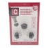 Kép 1/2 - Caruba 3/8\" állványtalp gumírozott / 22 mm (3 db)