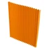 Kép 2/2 - Folded Paper Fan Props Orange 36cm