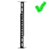 Kép 7/8 - Steel Distancer L for Studio Rail System