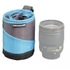 Kép 4/6 - Cullmann Lens Container összehajtható, párnázott objektív tok S, fekete/ciánkék