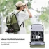 Kép 5/7 - K&F Concept Beta Backpack 20 literes, fotós hátizsák, sötét zöld színben