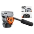 Kép 1/7 - K&F Concept FH-03 Fluid videó állványfej, arca swiss, 5kg teherbírás