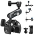 Kép 1/7 - K&F Concept MS100 csőre szerelhető satu 8-40mm átmérőhöz, magic arm, GoPro adapter, állvány menet