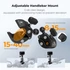 Kép 3/7 - K&F Concept MS100 csőre szerelhető satu 8-40mm átmérőhöz, magic arm, GoPro adapter, állvány menet
