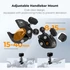 Kép 4/8 - K&F Concept MS102 dupla satu/bilincs 8-40mm átmérőhöz, magic arm