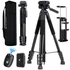 Kép 1/9 - K&F Concept S254A3 + BV0 videó állvány, telefon adapter, bluetooth kioldó