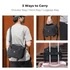 Kép 6/7 - K&F Concept Travel Shoulder Bag oldaltáska, 5L, M, kemény előlapi védőborítás, fekete