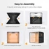 Kép 5/7 - K&F Concept mini photo studio light box, fénysátor, 30cm, 120LED, 3000-5600K, 6db különböző háttér