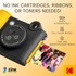 Kép 5/6 - Kodak Smile+ instant fényképezőgép, mobilnyomtató, (Android/IOS) Zink 2x3" papírméret, fekete sárga