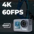 Kép 2/7 - Rollei 9S Plus Akciókamera, 4K/60fps 16M 170° wifi képstabi, érintő képernyő, első kijelző, vízálló