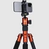 Kép 6/10 - Rollei C5-i állvány + monopod + gömbfej + telefontartó adapter + táska, narancssárga
