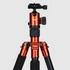 Kép 8/10 - Rollei C5-i állvány + monopod + gömbfej + telefontartó adapter + táska, narancssárga