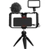 Kép 2/4 - Synco Vlogger Kit 1 vlogging szett okostelefonokhoz, mikrofon, LED, mini állvány, mobiltelefon cage