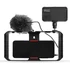 Kép 3/4 - Synco Vlogger Kit 1 vlogging szett okostelefonokhoz, mikrofon, LED, mini állvány, mobiltelefon cage