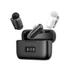Kép 1/7 - Ulanzi A200 mini csiptetős vezeték nélküli mikrofon, 2db mikrofon, zajszűrés, USB-C, fekete, fehér