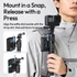 Kép 3/7 - Ulanzi VL04 selfie bot, monopod, hátizsák pántra, övre rögízthető, GoPro tartó adapterrel