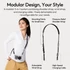 Kép 3/6 - Ulanzi YF01 Y-Flex Strap, nyakpánt, csuklópánt, beépített USB-C kábel, fekete