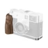 Kép 1/3 - SmallRig L-Shaped Mount Plate with Wooden Handle for FUJIFILM X half (Silver) 5223