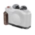 Kép 1/6 - SmallRig L-Shape Mount Plate with Wooden Handle for FUJIFILM X-M5 (Black) 5260
