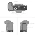 Kép 4/10 - SmallRig L-Shape Mount Plate for Canon EOS R6 Mark II / R5 / R5 C / R6 4160B